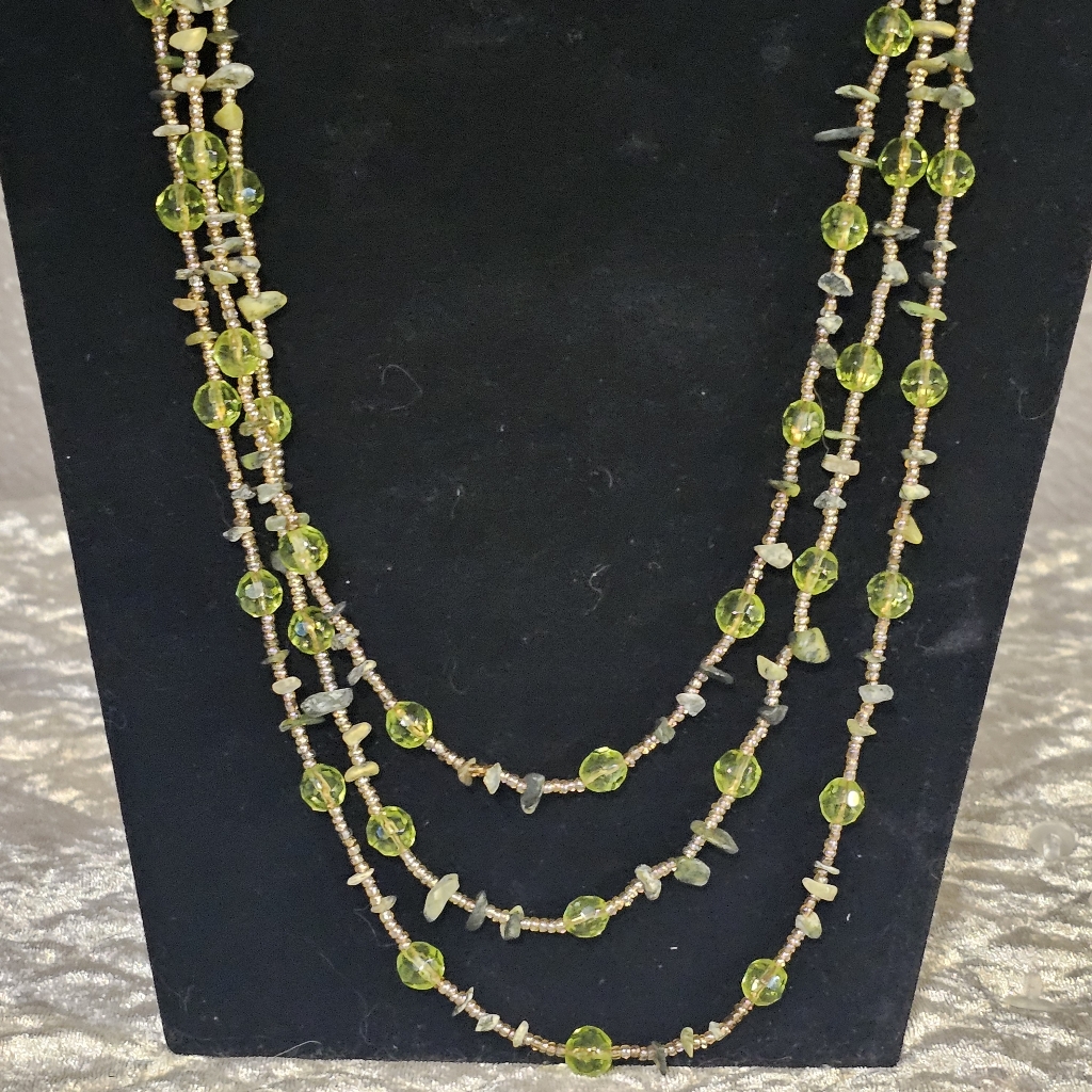 Esmor Multistrand Beaded Neclace